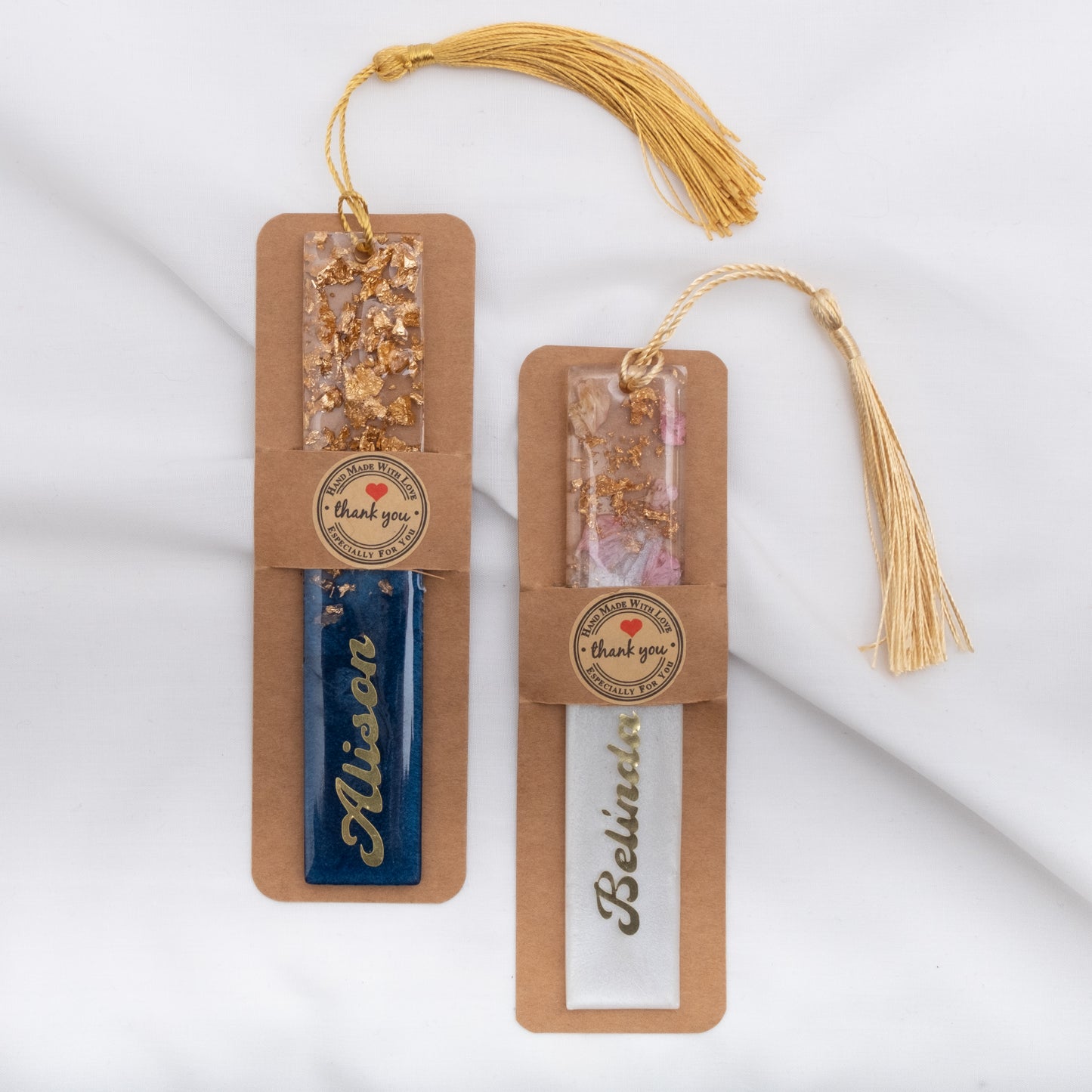 TWO TONE ALPHABET KEYRINGS & BOOKMARKS