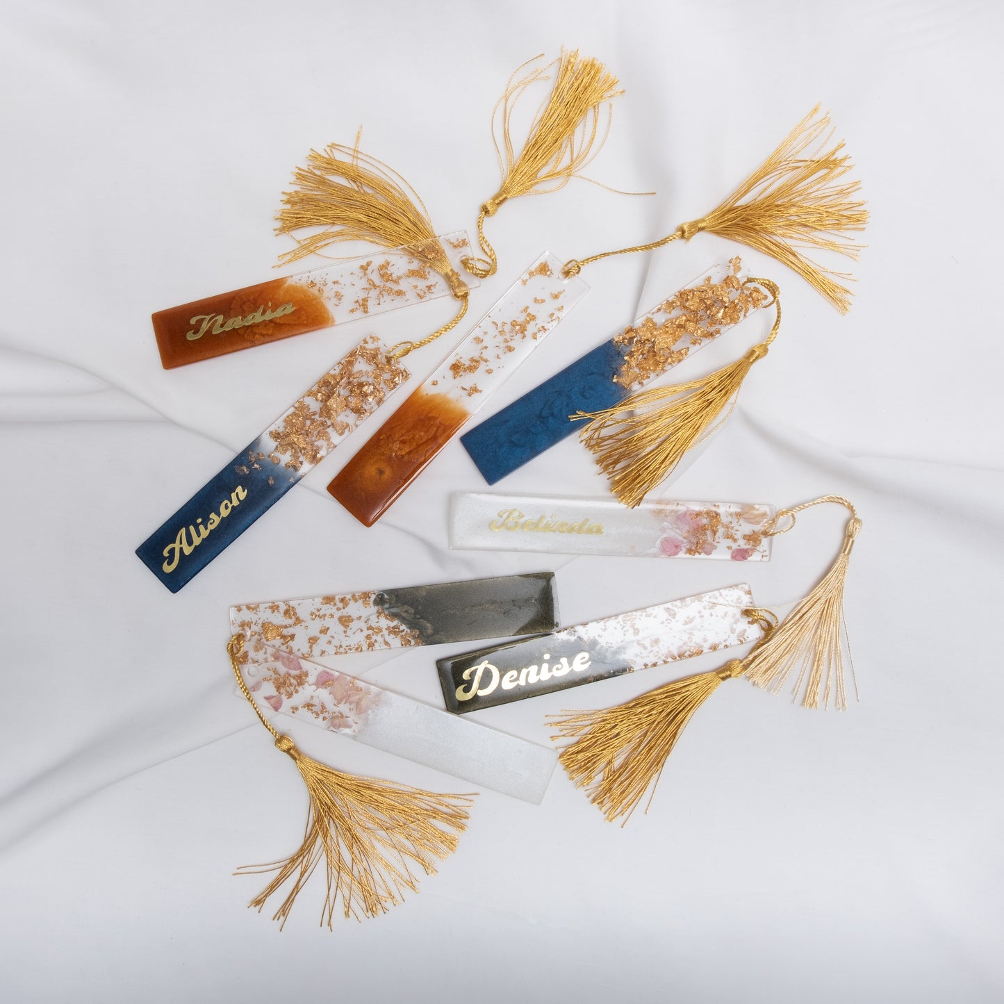 TWO TONE ALPHABET KEYRINGS & BOOKMARKS