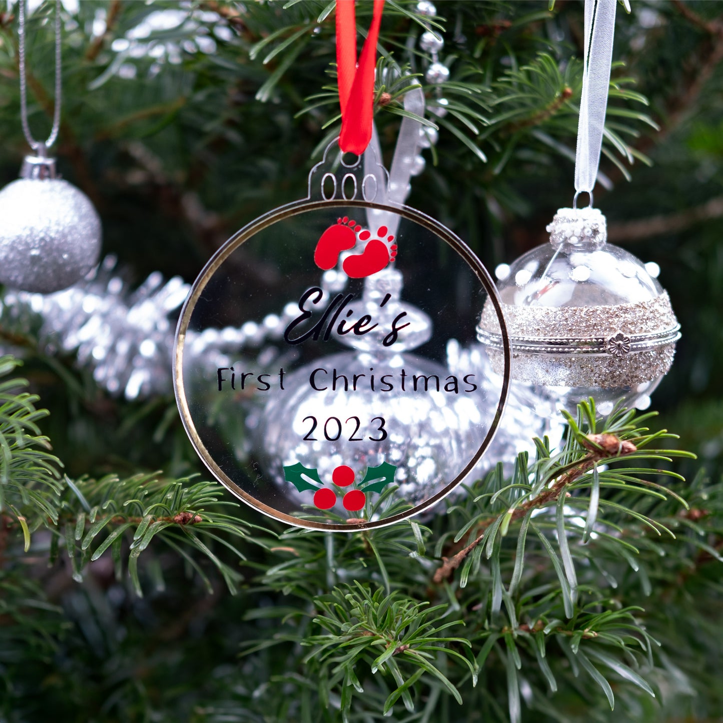 PERSONALISED CHRISTMAS TREE DECORATIONS