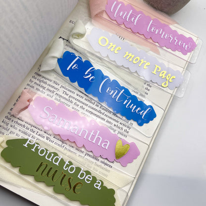 BRUSH STROKE BOOKMARKS