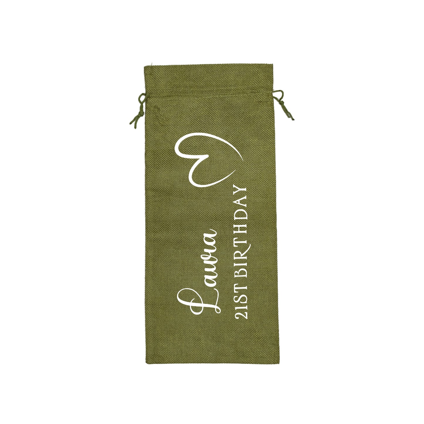 PERSONALISED WINE BOTTLE GIFT BAG