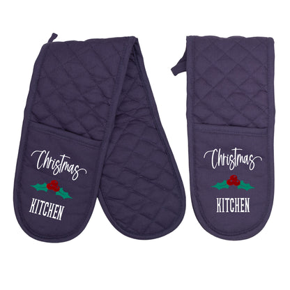 FESTIVE OVEN GLOVES