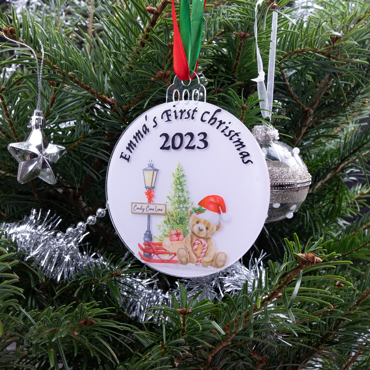 PERSONALISED CHRISTMAS TREE DECORATIONS