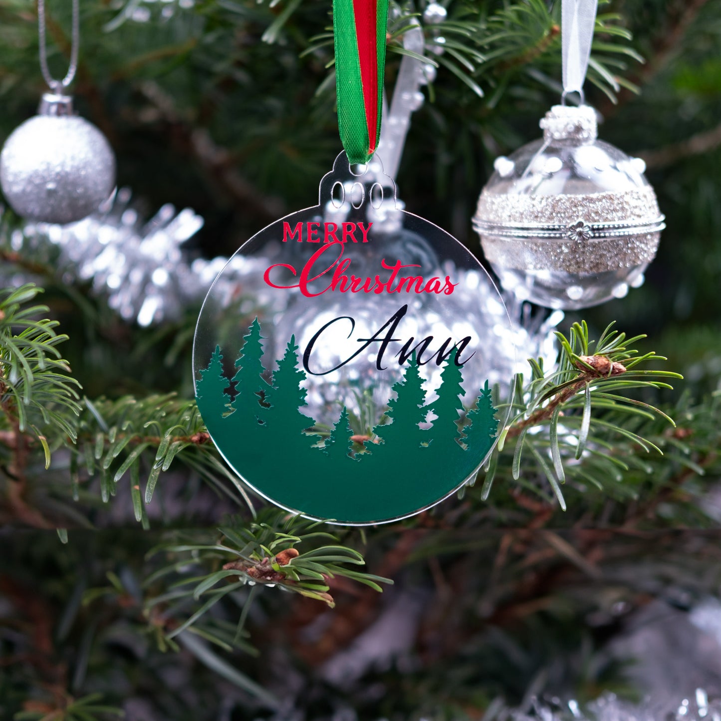 PERSONALISED CHRISTMAS TREE DECORATIONS