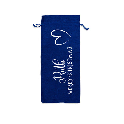 PERSONALISED WINE BOTTLE GIFT BAG