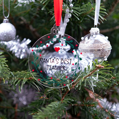 PERSONALISED CHRISTMAS TREE DECORATIONS